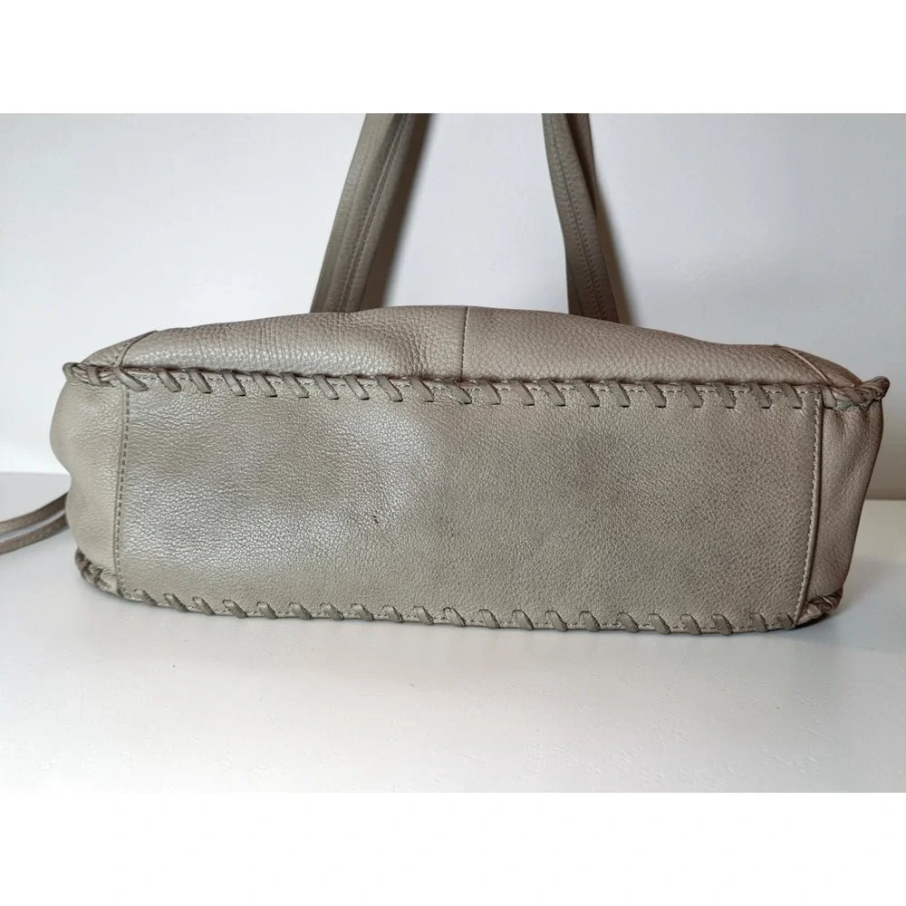 Hobo Purse Shoukder Bag Genuine Leather Tan Medium Style: Allegra